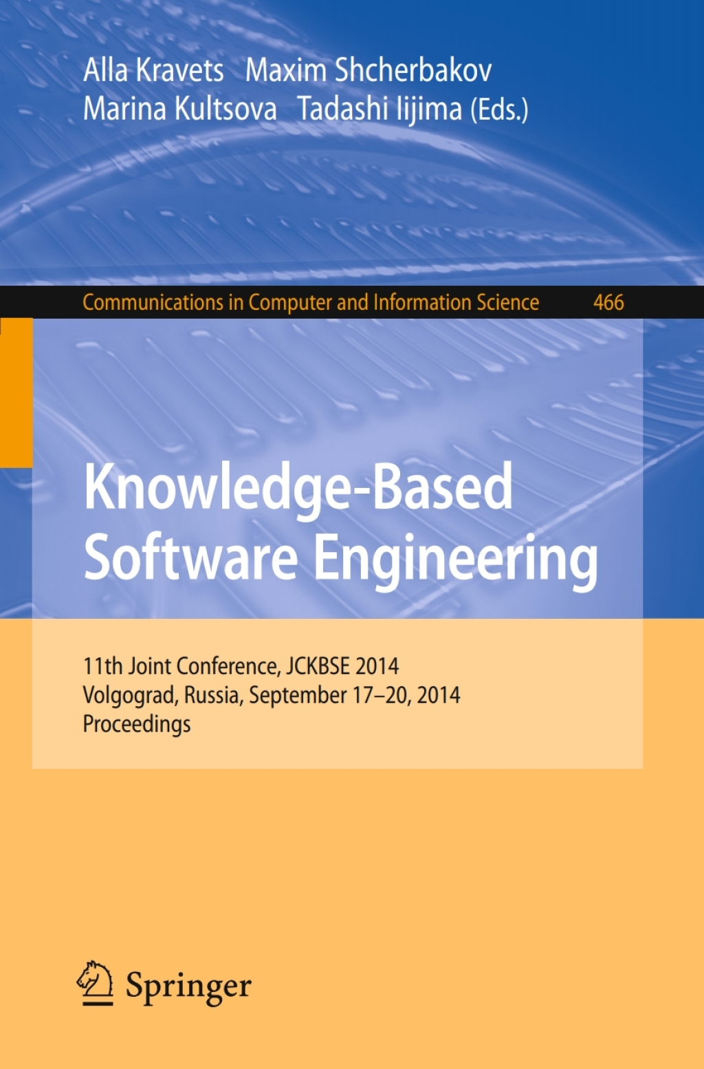 Knowledge-Based Software Engineering (eBook)