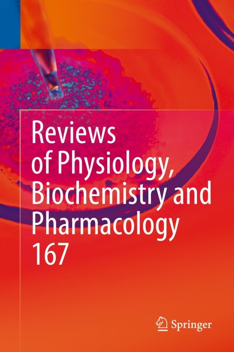 Cover image for book Reviews of Physiology, Biochemistry and Pharmacology, Vol. 167