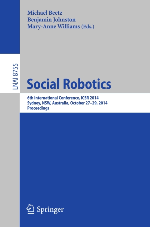 Cover image for book Social Robotics