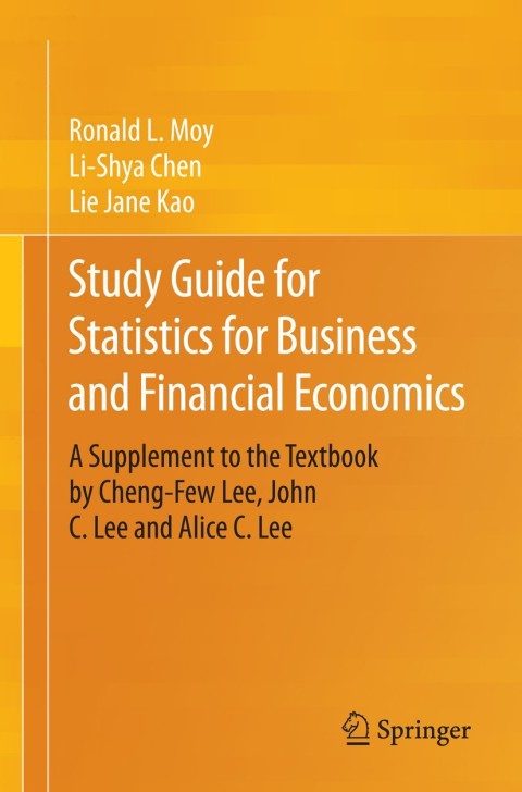 Cover image for book Study Guide for Statistics for Business and Financial Economics