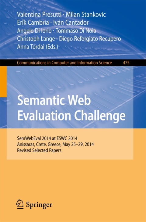 Cover image for book Semantic Web Evaluation Challenge
