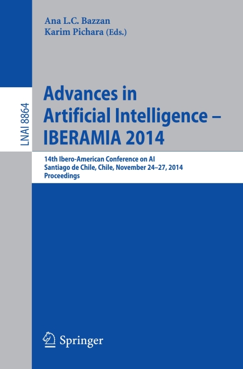 Cover image for book Advances in Artificial Intelligence -- IBERAMIA 2014