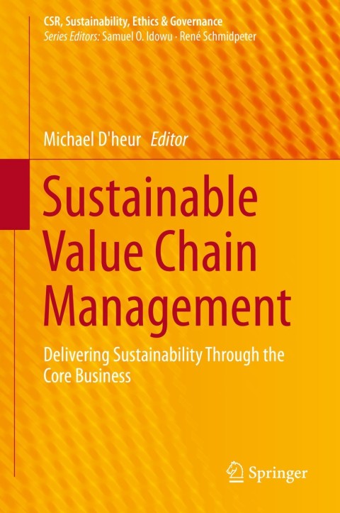 Cover image for book Sustainable Value Chain Management
