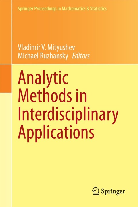 Cover image for book Analytic Methods in Interdisciplinary Applications