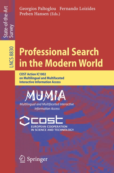 Cover image for book Professional Search in the Modern World