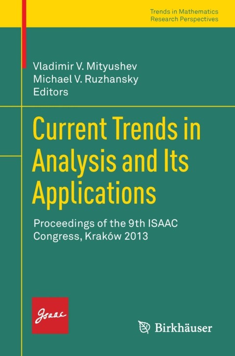 Cover image for book Current Trends in Analysis and Its Applications