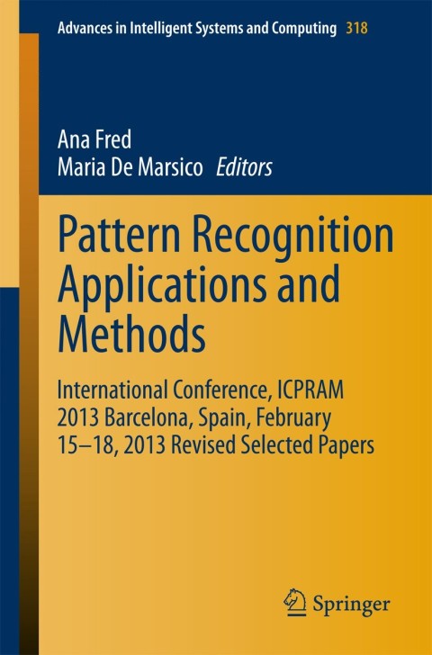 Cover image for book Pattern Recognition Applications and Methods