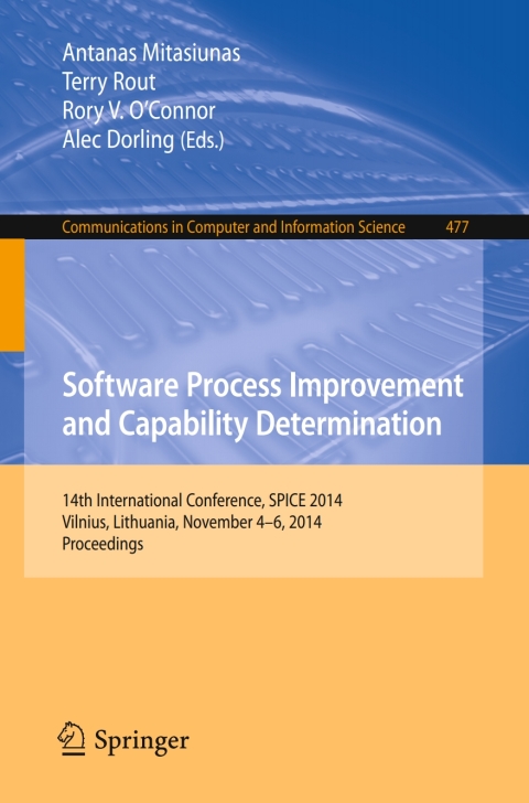 Cover image for book Software Process Improvement and Capability Determination