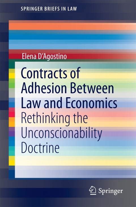 Cover image for book Contracts of Adhesion Between Law and Economics