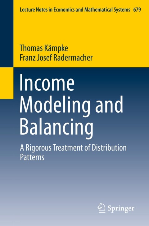 Cover image for book Income Modeling and Balancing