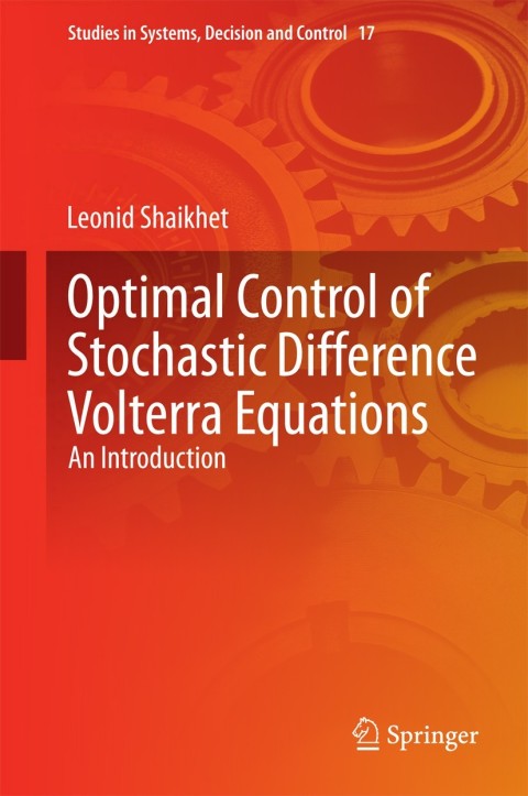 Cover image for book Optimal Control of Stochastic Difference Volterra Equations
