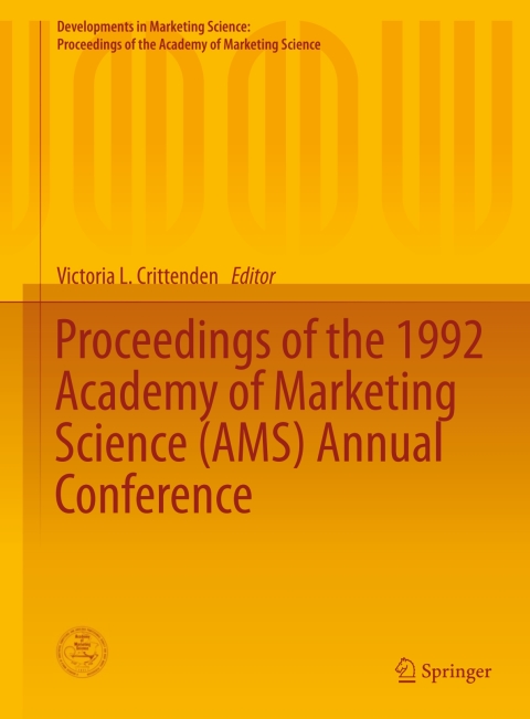 Cover image for book Proceedings of the 1992 Academy of Marketing Science (AMS) Annual Conference