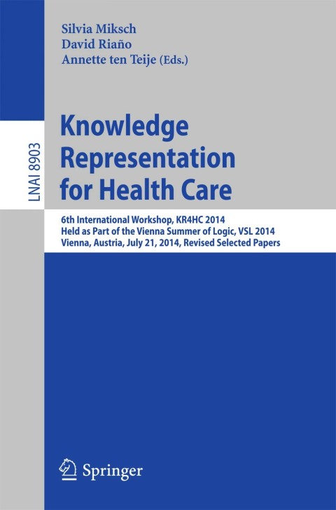 Cover image for book Knowledge Representation for Health Care