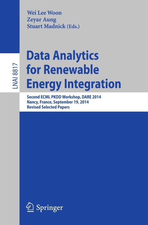 Cover image for book Data Analytics for Renewable Energy Integration