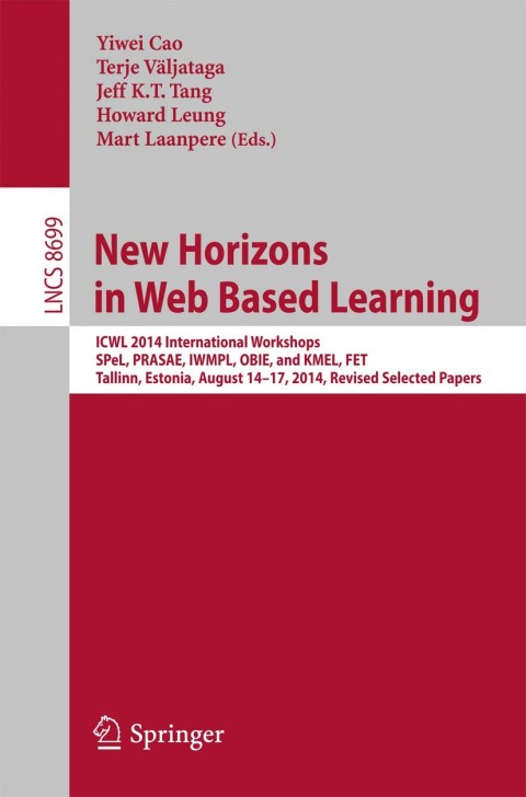 Cover image for book New Horizons in Web Based Learning