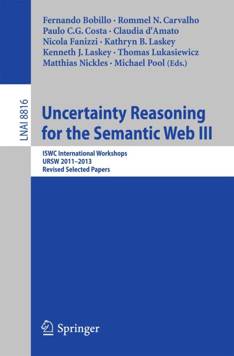 Cover image for book Uncertainty Reasoning for the Semantic Web III