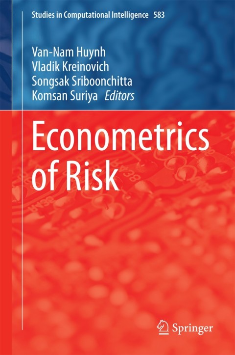 Cover image for book Econometrics of Risk