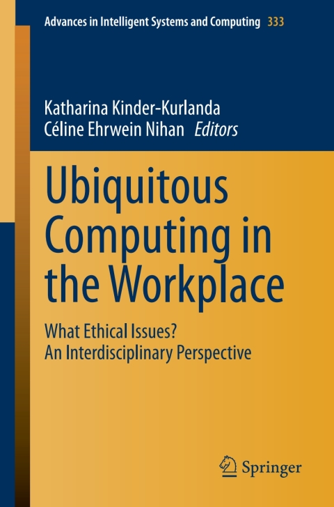 Cover image for book Ubiquitous Computing in the Workplace
