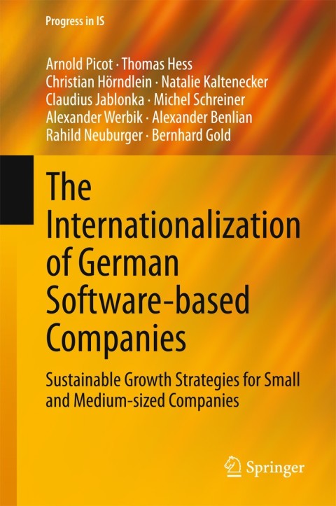 The Internationalization of German Software-based Companies 