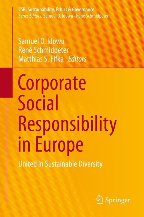 Cover image for book Corporate Social Responsibility in Europe
