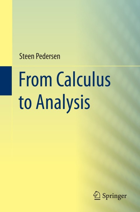 Cover image for book From Calculus to Analysis