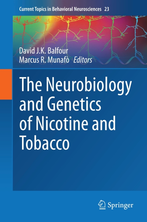 Cover image for book The Neurobiology and Genetics of Nicotine and Tobacco