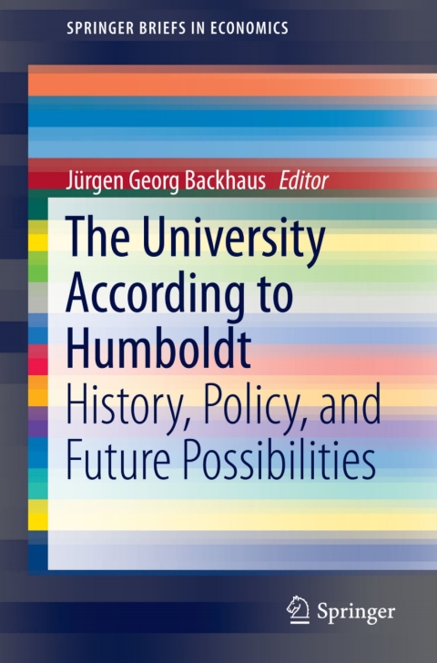 Cover image for book The University According to Humboldt