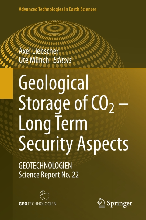 Cover image for book Geological Storage of CO2 – Long Term Security Aspects
