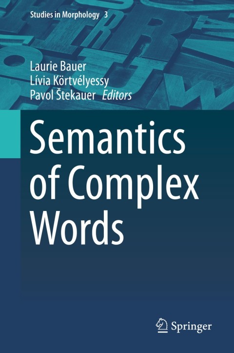 Cover image for book Semantics of Complex Words