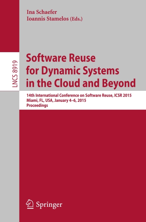 Cover image for book Software Reuse for Dynamic Systems in the Cloud and Beyond
