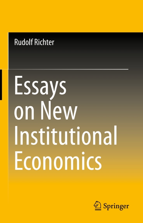 Cover image for book Essays on New Institutional Economics