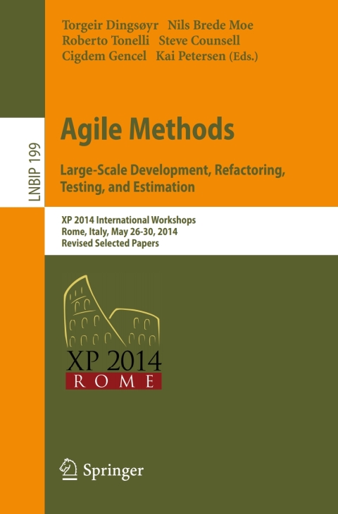 Cover image for book Agile Methods. Large-Scale Development, Refactoring, Testing, and Estimation