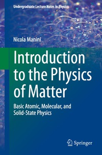 صورة الغلاف: Introduction to the Physics of Matter 9783319143811