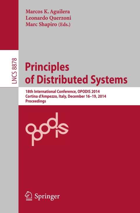 Cover image for book Principles of Distributed Systems