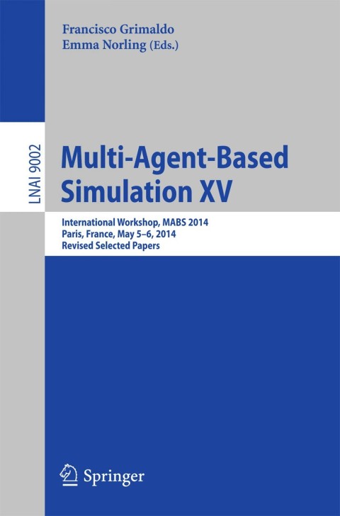 Cover image for book Multi-Agent-Based Simulation XV