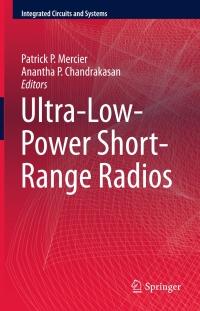 Cover image: Ultra-Low-Power Short-Range Radios 9783319147130