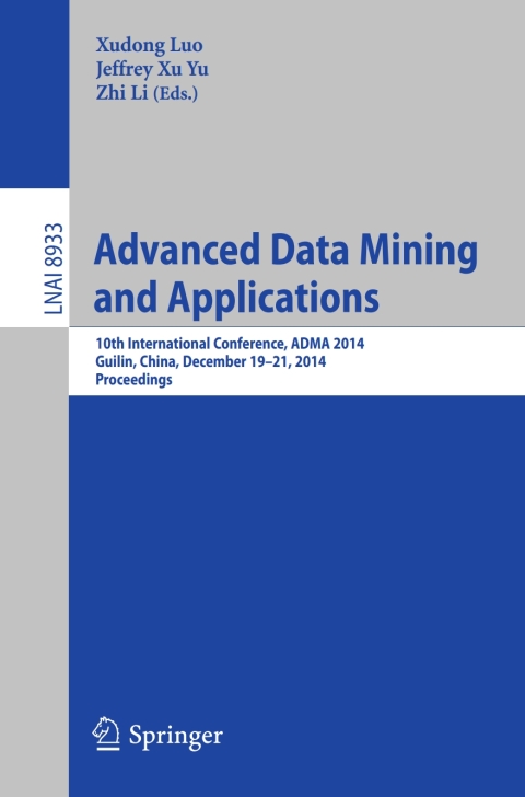 Cover image for book Advanced Data Mining and Applications