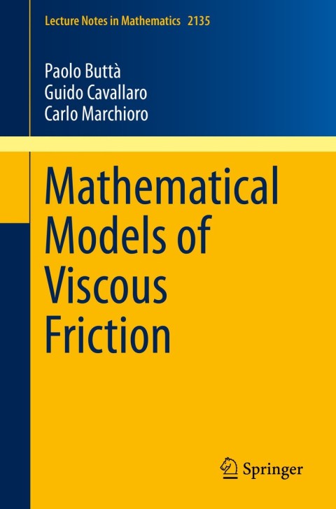 Cover image for book Mathematical Models of Viscous Friction