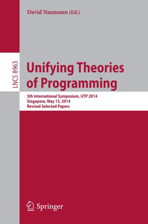 Cover image for book Unifying Theories of Programming