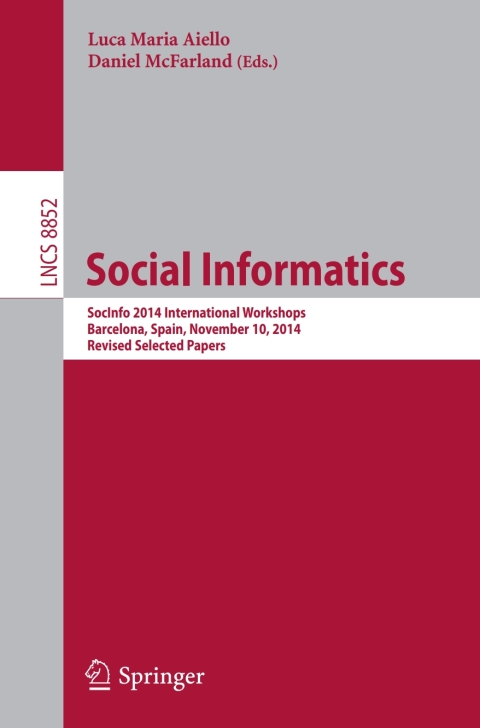 Cover image for book Social Informatics