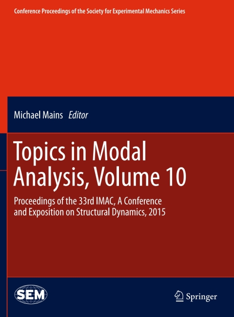 Cover image for book Topics in Modal Analysis, Volume 10