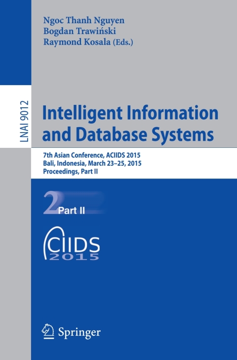 Cover image for book Intelligent Information and Database Systems