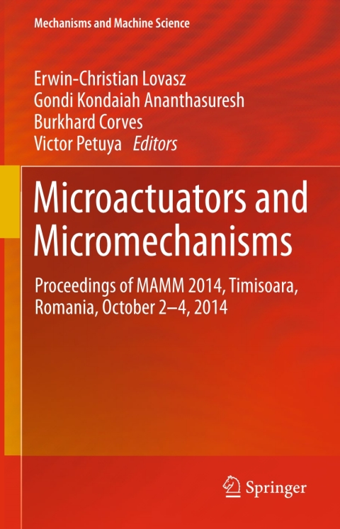 Cover image for book Microactuators and Micromechanisms