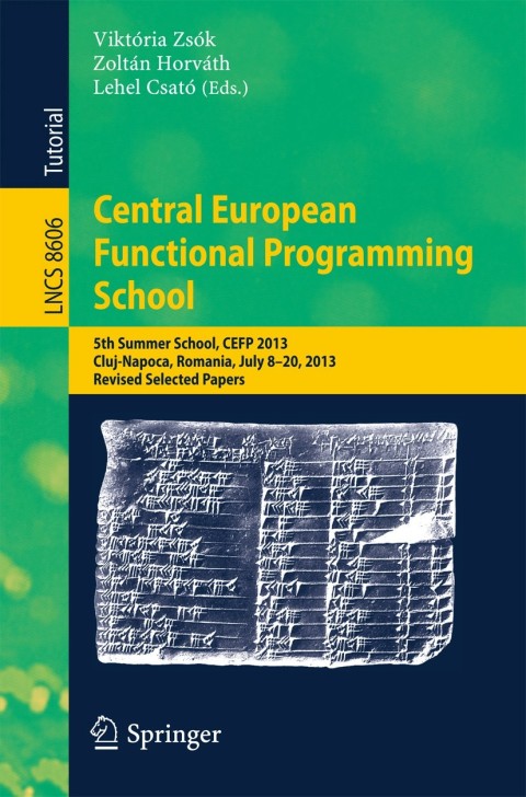 Cover image for book Central European Functional Programming School