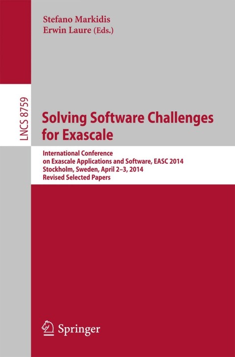 Cover image for book Solving Software Challenges for Exascale