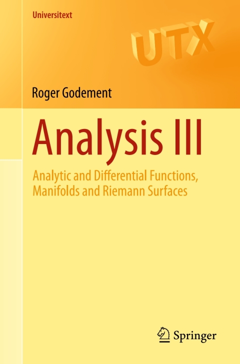 Cover image for book Analysis III