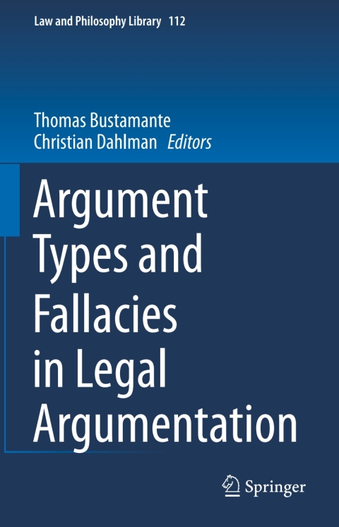 Cover image for book Argument Types and Fallacies in Legal Argumentation