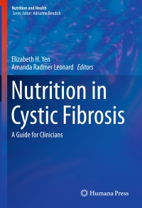 Cover image: Nutrition in Cystic Fibrosis 9783319163864