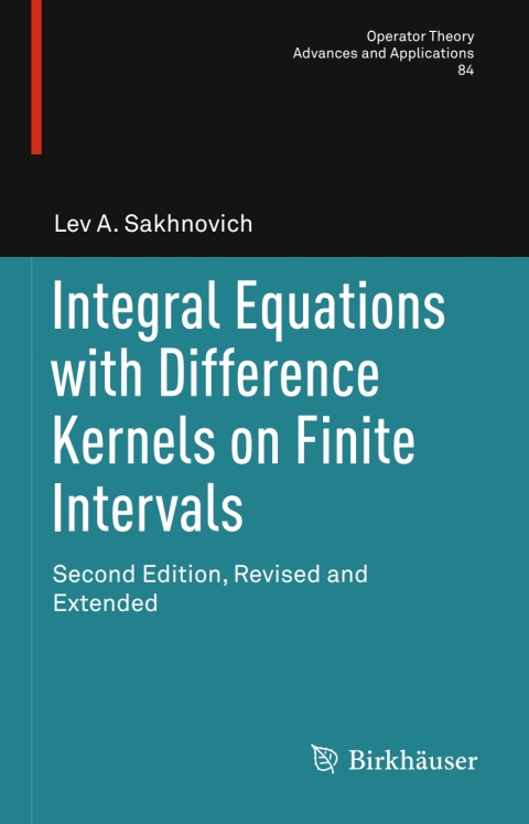 Cover image for book Integral Equations with Difference Kernels on Finite Intervals