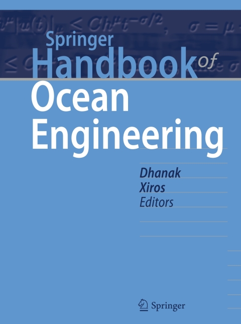 Cover image for book Springer Handbook of Ocean Engineering